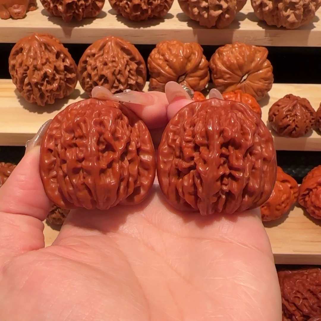 吊坠文玩核桃玉化四座楼2759