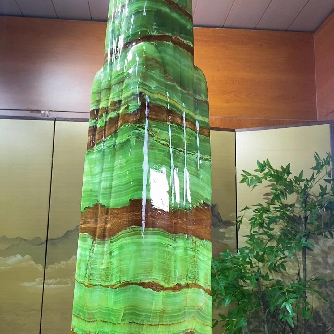 石材山水画作品摆件