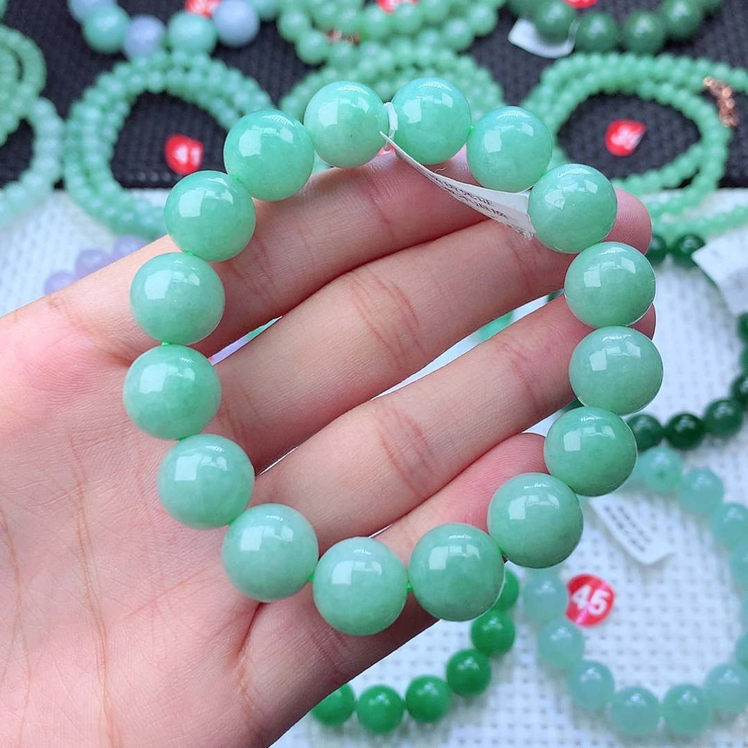 翡翠未镶嵌毛衣链