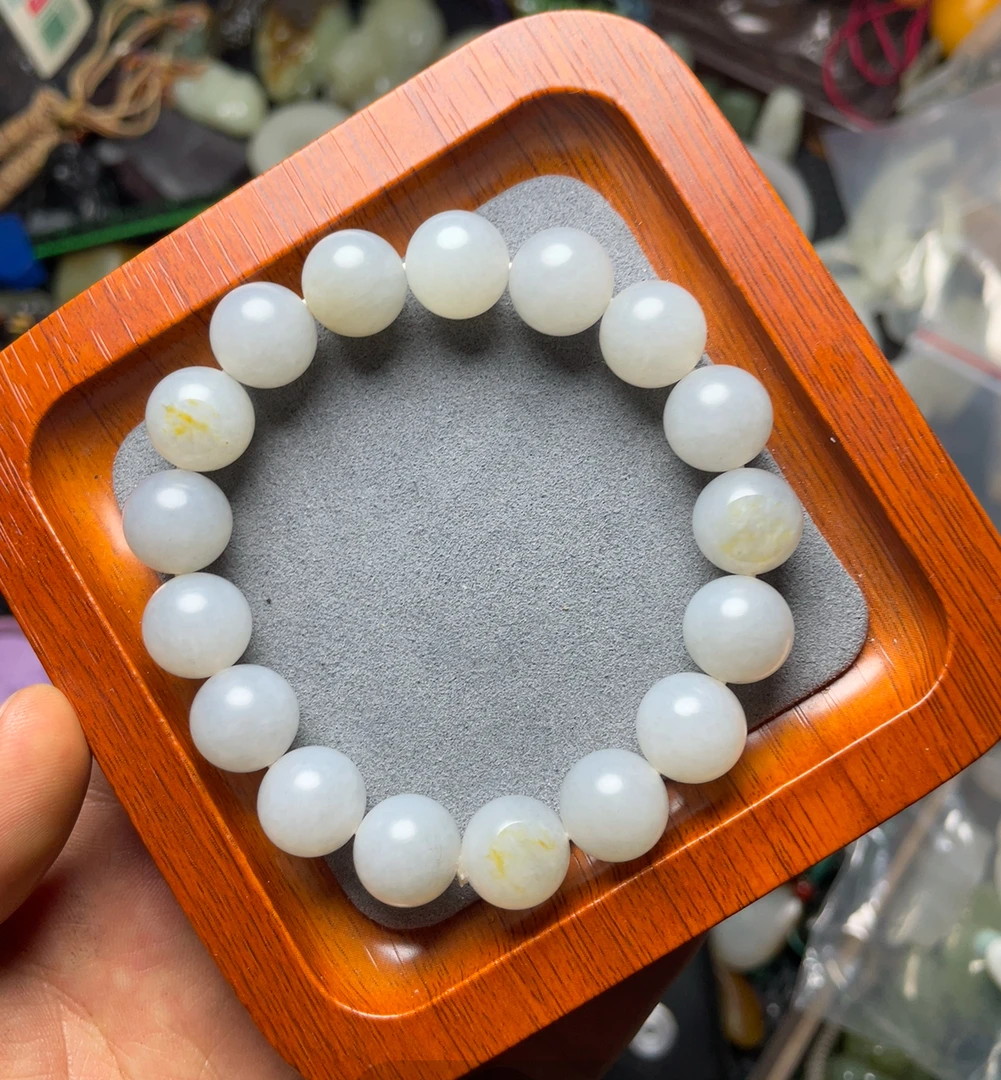 和田玉男士手串卡12