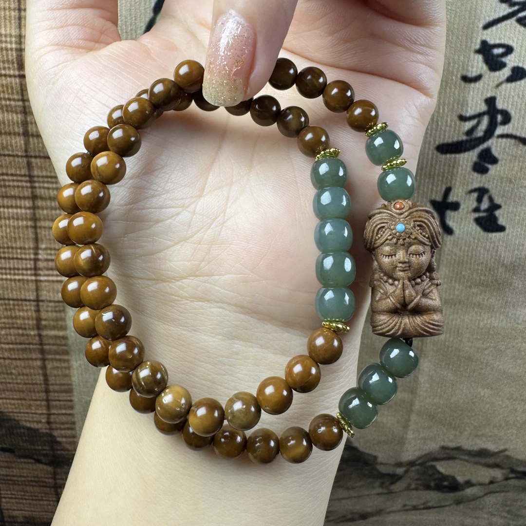 扎基双圈库克手串手持