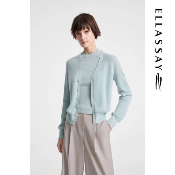【粉丝专享】ELLASSAY真两件针织衫女EWE351M00100