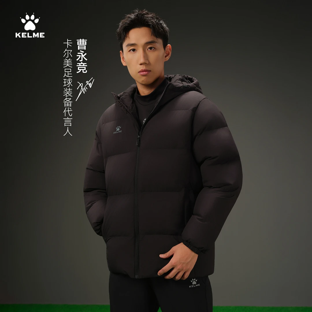 【连帽短款棉服】卡尔美新款冬季男女运动训练时尚保暖LIFESTYLE