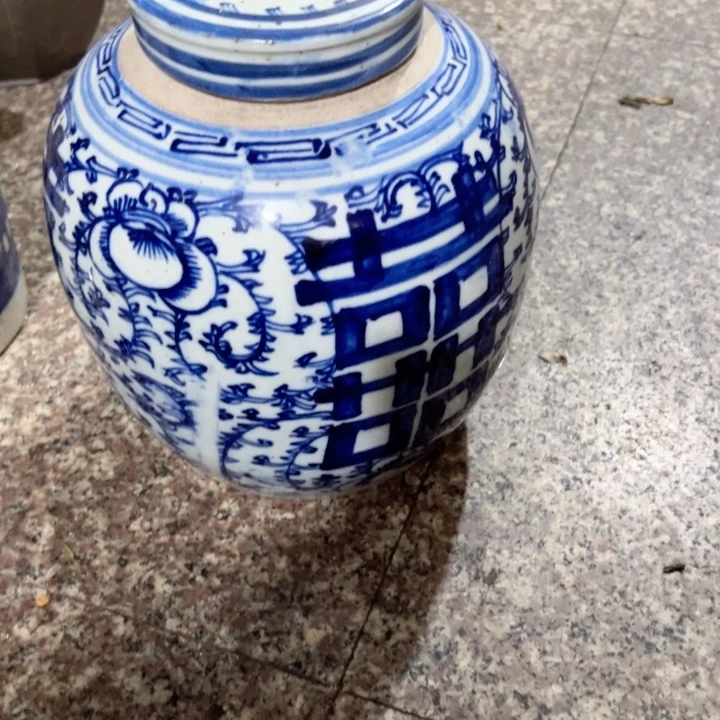 朵***迪老瓷器青花瓷器罐全品
