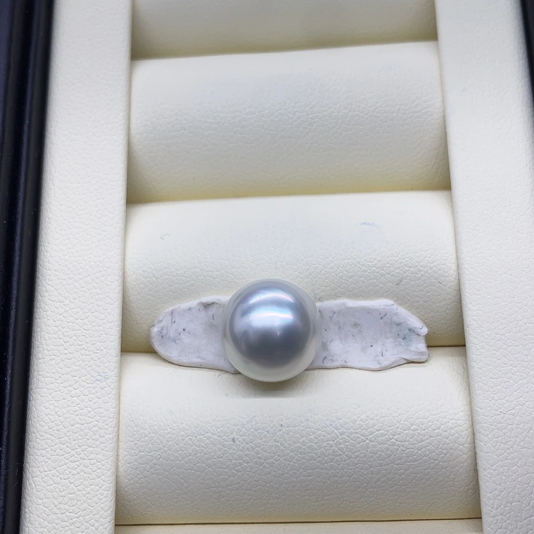 裸珠未镶嵌海水珍珠澳白冷白光裸珠11.5（可戒指吊坠