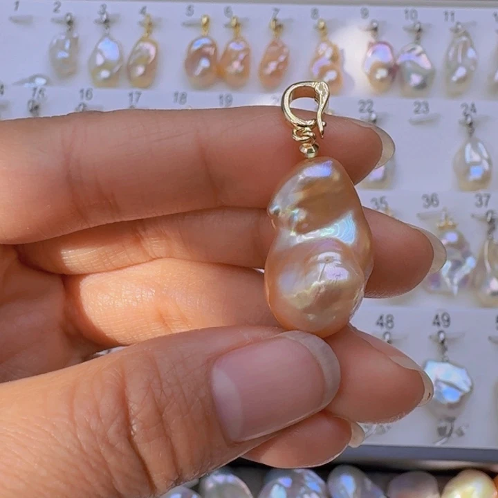 未镶嵌颈饰淡水珍珠