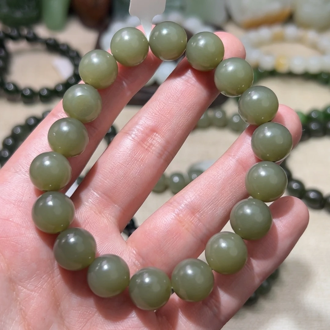 和田玉未镶嵌手链