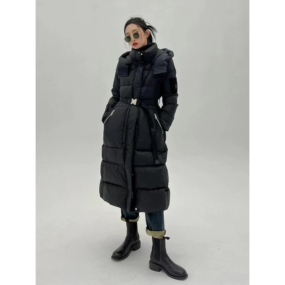 女装反季鹅绒服羽绒服大长款6655（刘大方专属）