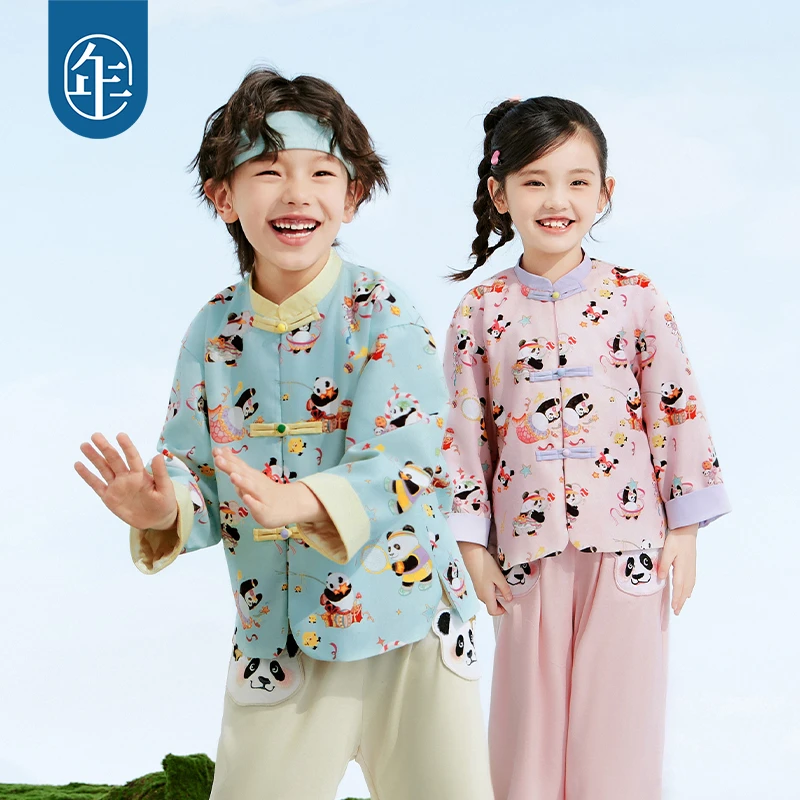 【百变盼达】年衣儿童新中式唐装外套2025新款男女童装汉服短款上衣