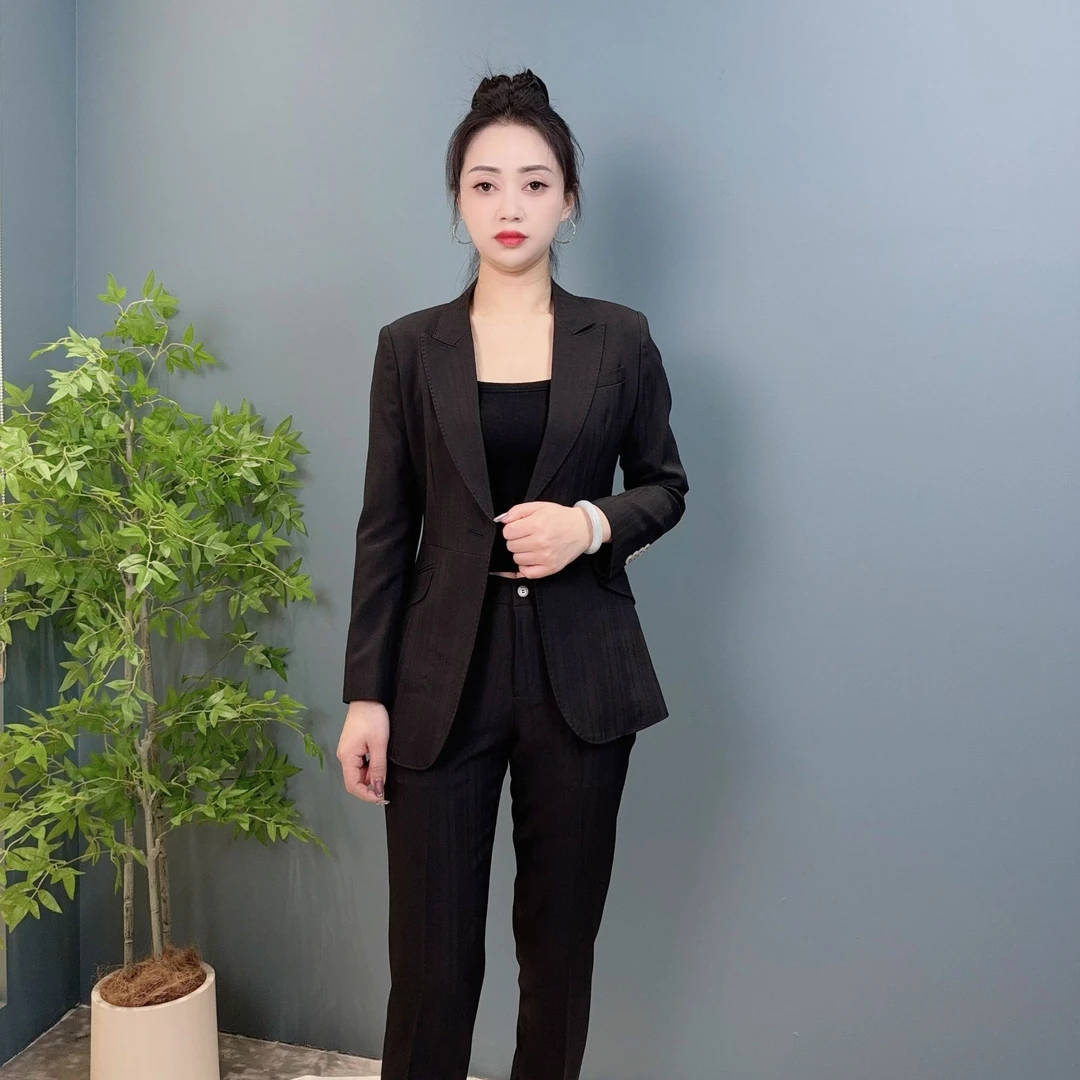 高级感西服套装女早春新款职场工装气质女神范西装外套正装工作服