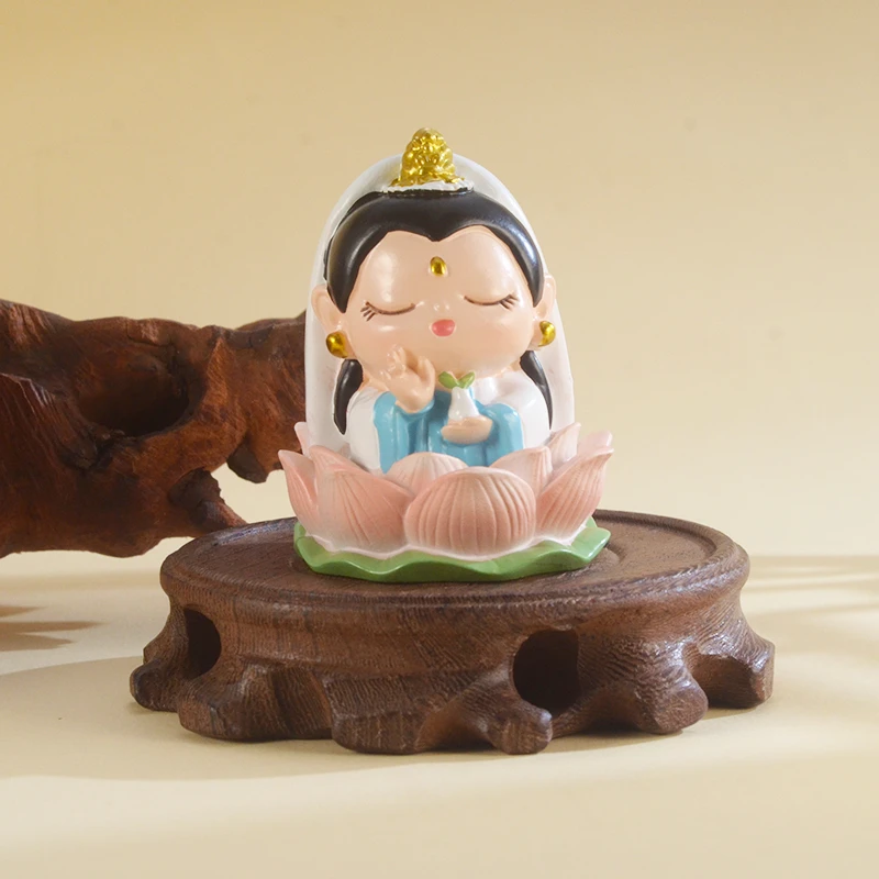 【小魏总珠宝】树脂观音摆件68*55*41mm