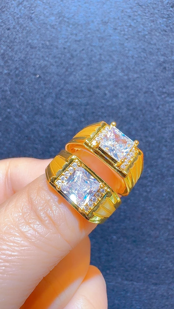 铜合金戒指 【LayLaBez】女士铜合金戒指时尚古设计不易掉色可调节