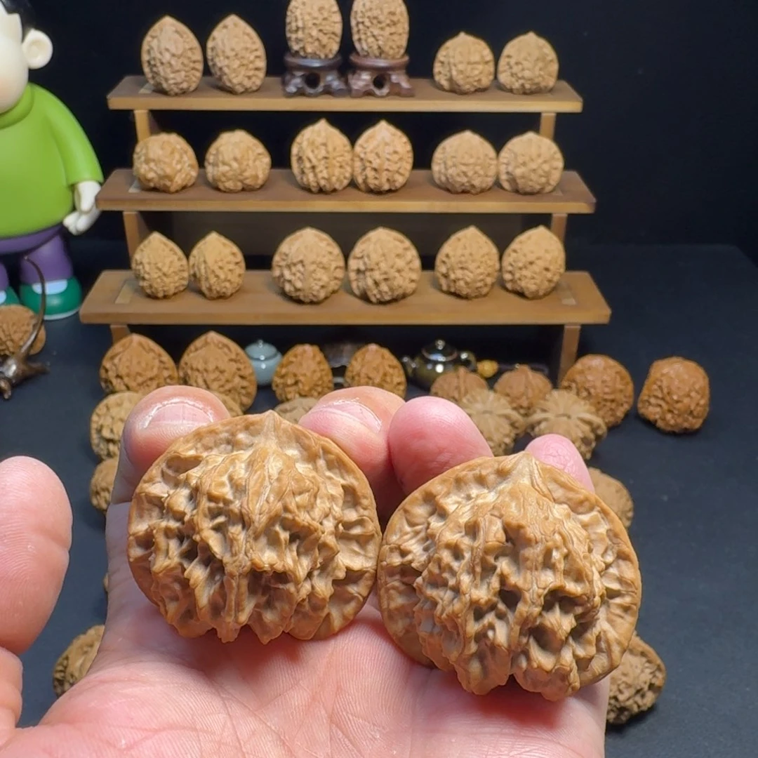 核桃手串/手链情*紫金冠核桃 尺寸42
