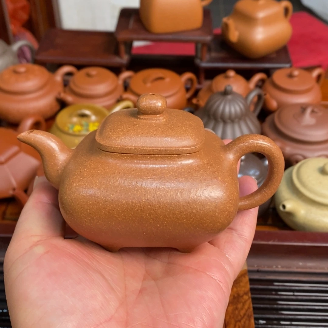 茶壶紫砂紫砂壶传如金降坡