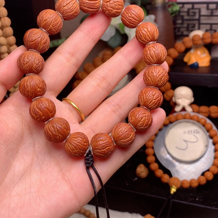 桃核吊坠龙纹桃核