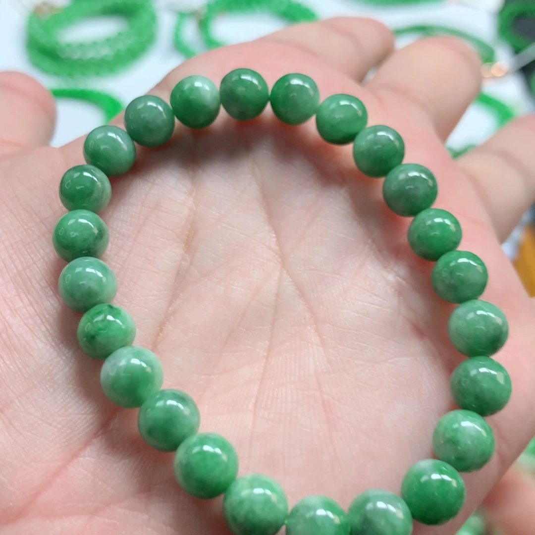 翡翠未镶嵌手链翡翠