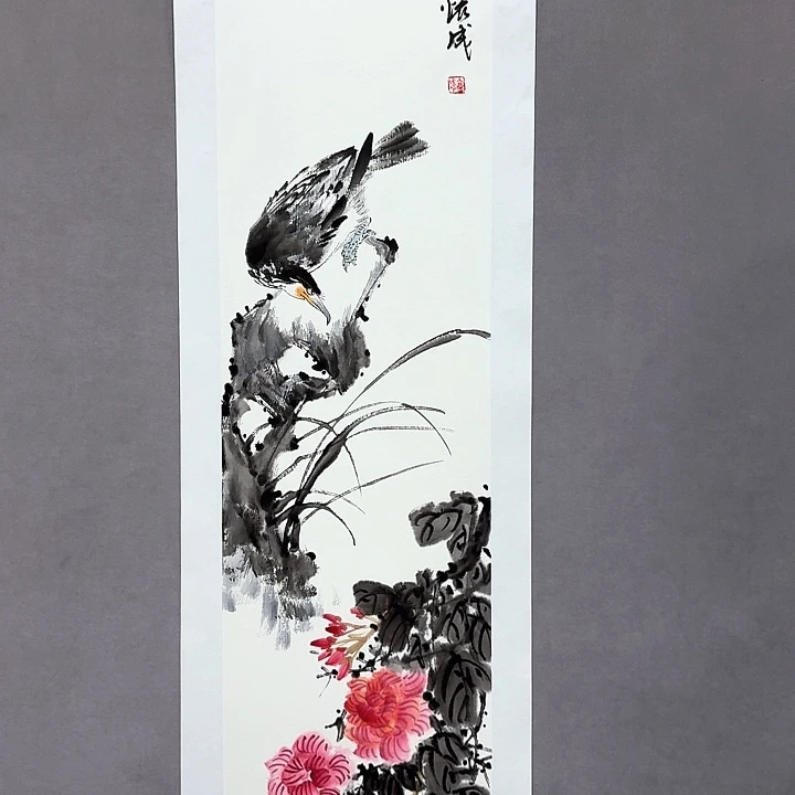 国画亲笔手绘放心去藏