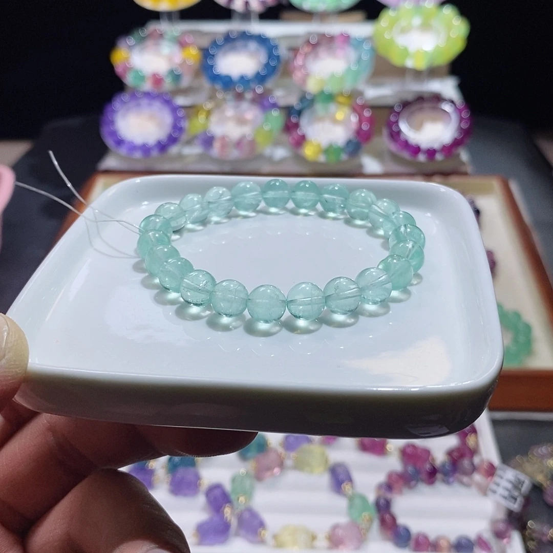 手链未镶嵌水晶曼波绿单圈8加