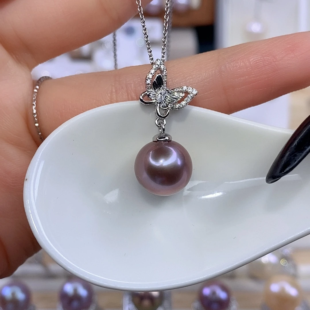 淡水珍珠颈饰合金F