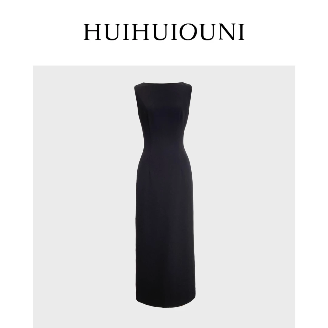 慧慧欧尼  老钱高智感   Designer夏季新款气质无袖连衣裙