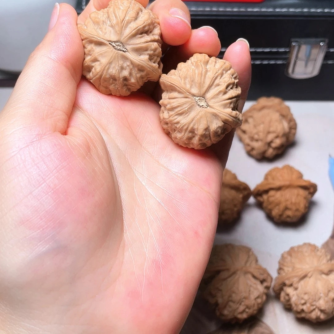 减***文玩核桃把件36尺乾隆磨魔丸
