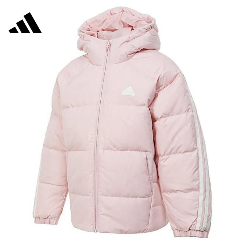 adidas阿迪达斯女子JK AOP DOWN JKT厚羽绒服-短JJ5022