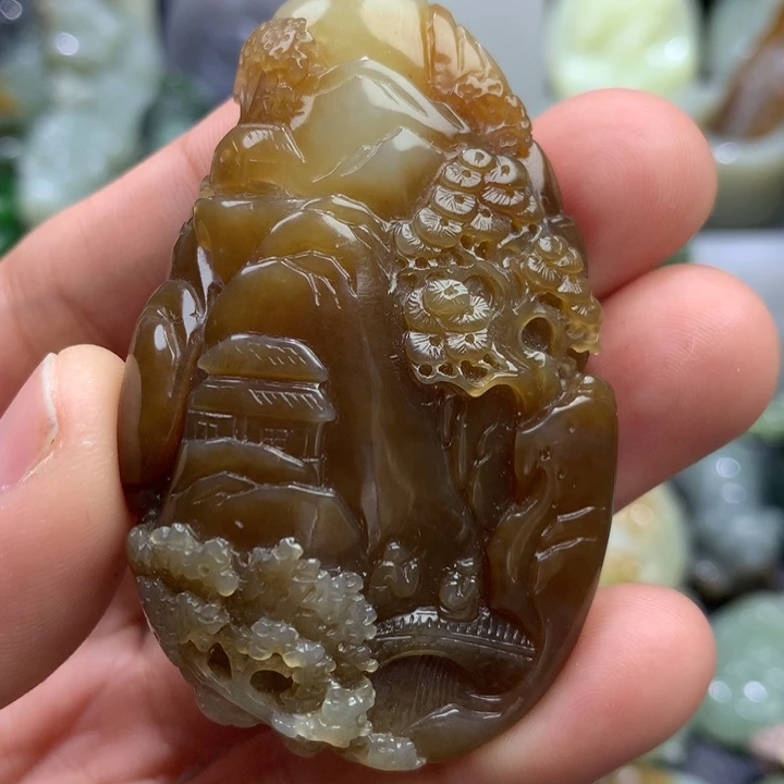 和田玉颈饰未镶嵌