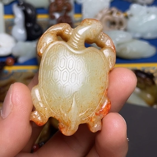 感****和田玉未镶嵌挂件