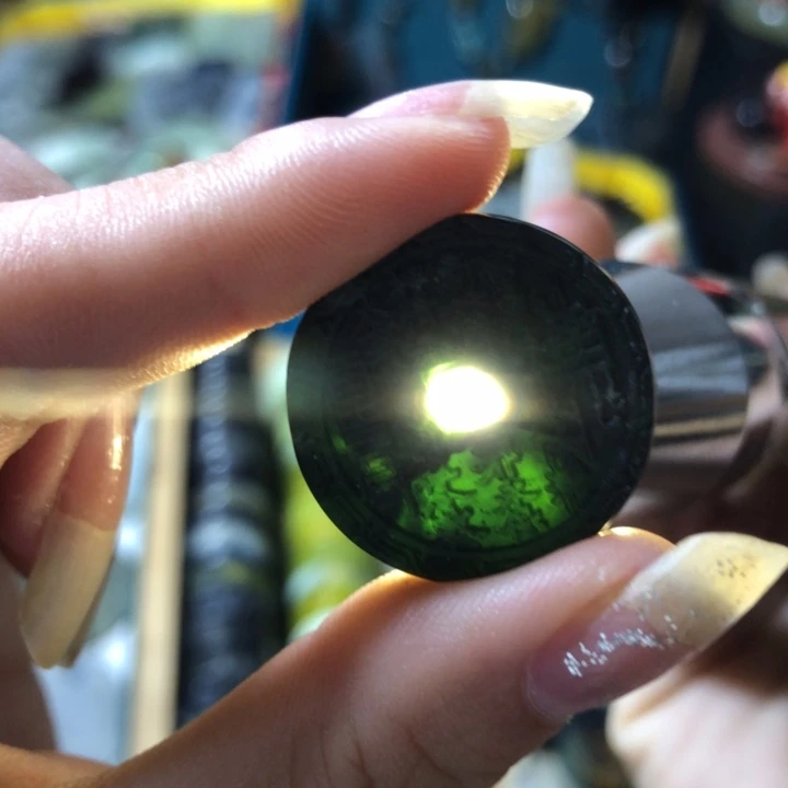 岫玉未镶嵌岫玉挂件