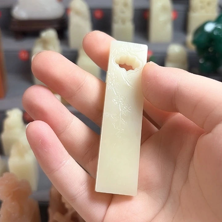 ****昌化石印石寿山芙蓉窗花印章