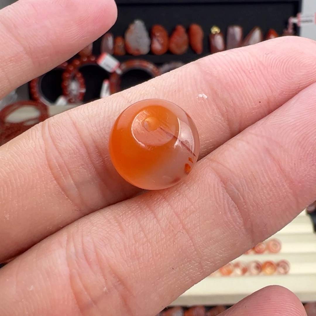 南红玛瑙未镶嵌颈饰公主扣