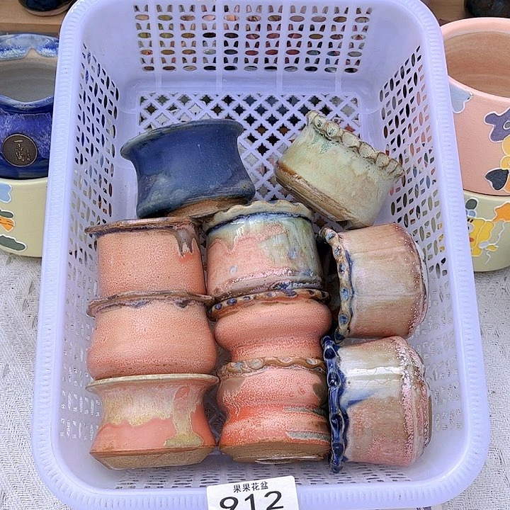 红陶陶瓷花盆912