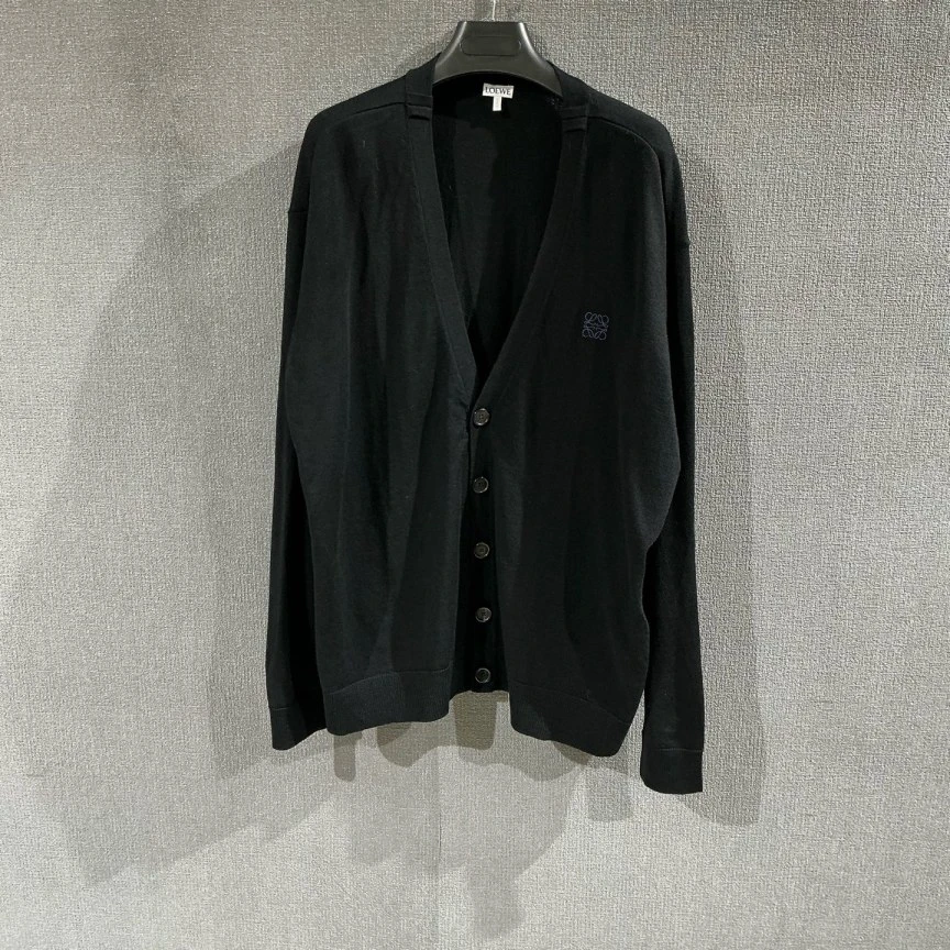 未使用 LOEWE/罗意威 （pm）羊毛开衫毛衣 全新带吊L码/6215