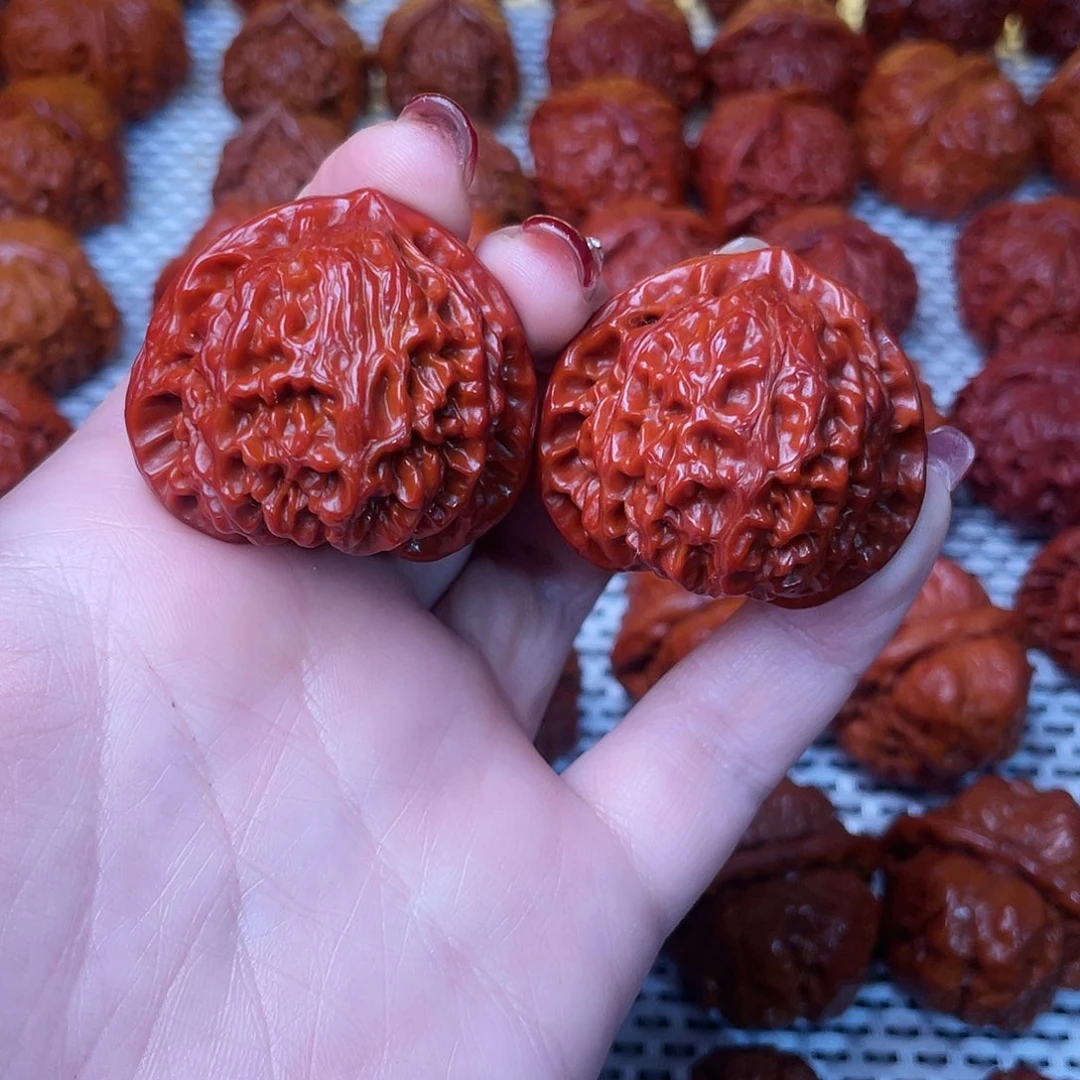 桃核吊坠文玩核桃 手把件 宫灯 40