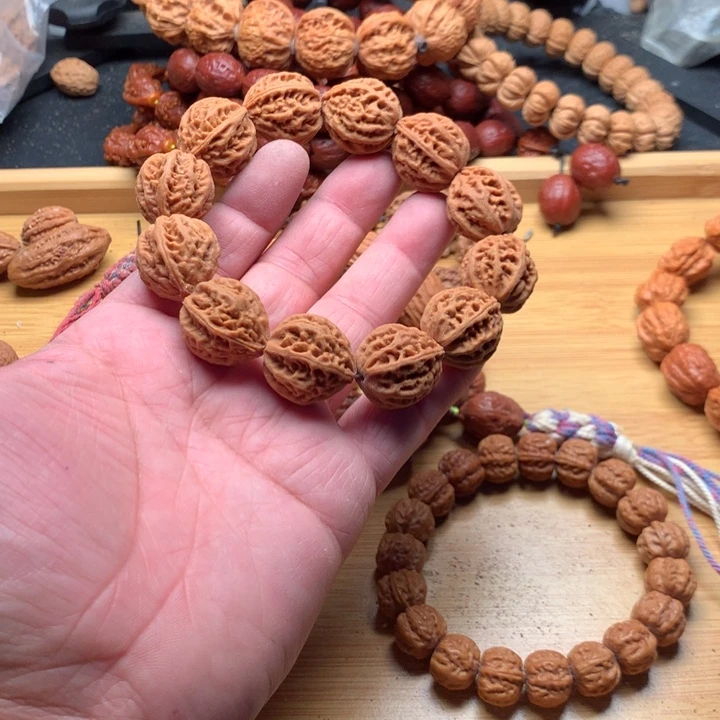 兵***桃核吊坠野生精品小核桃散籽