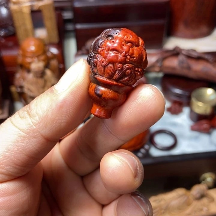 檀香紫檀（小叶紫檀）东艺貔貅佛头