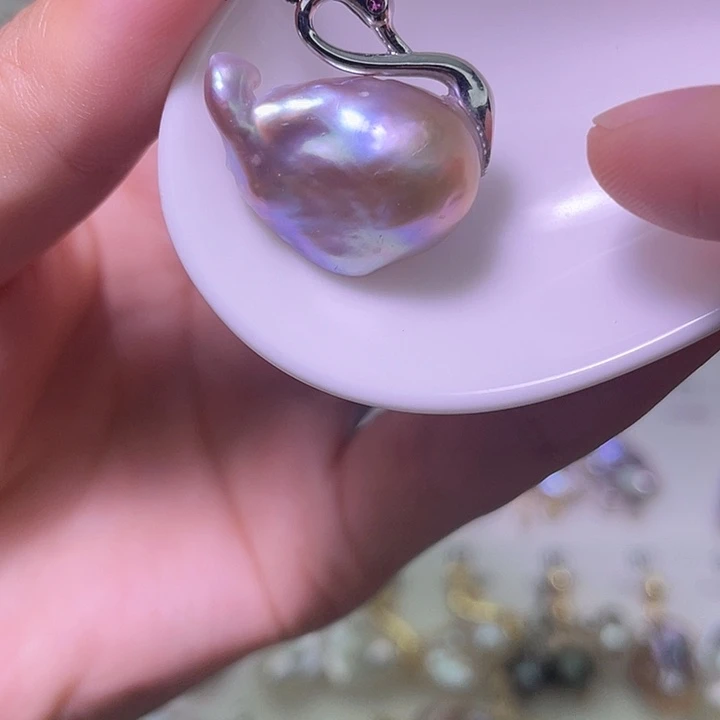 颈饰合金淡水珍珠08