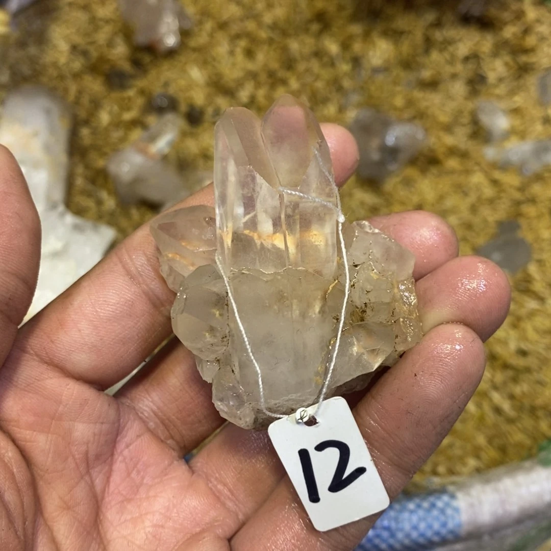 水晶水晶原石摆件未镶嵌