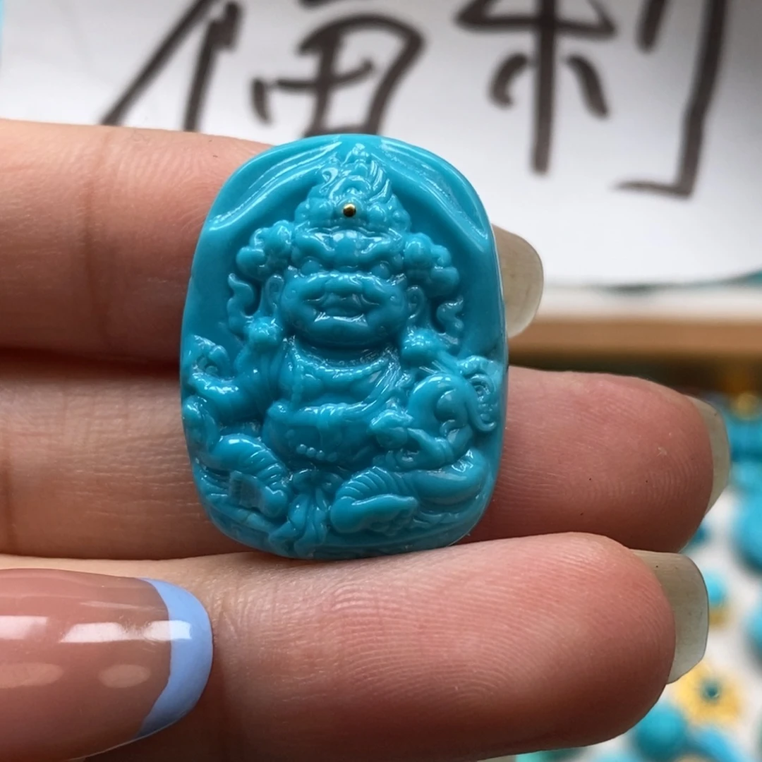 绿松石未镶嵌颈饰