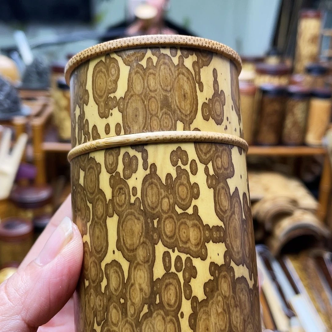 开***铺老梅妃竹茶叶罐大哥拍