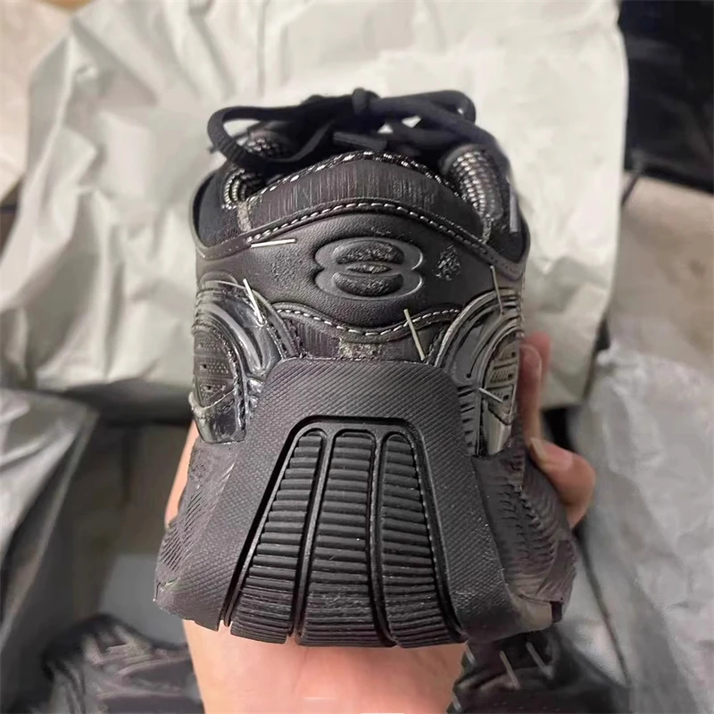 巴黎stapler订书机老爹鞋男女款2025春季新款复古做旧时尚运动鞋