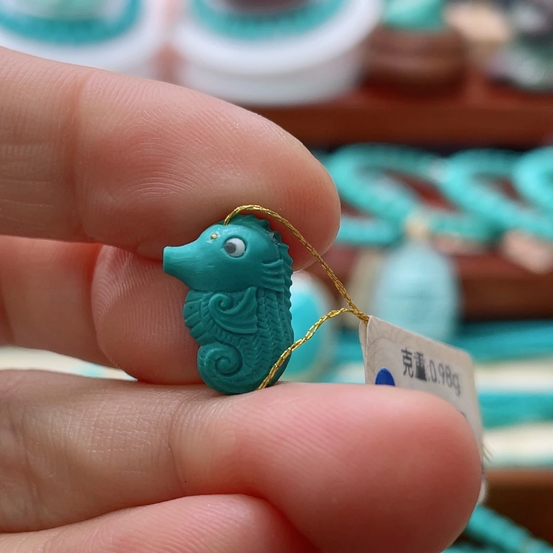 未镶嵌绿松石珠宝半成品