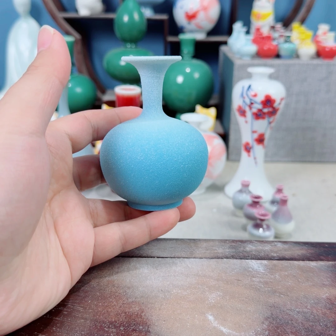 陶瓷手工小花器摆件