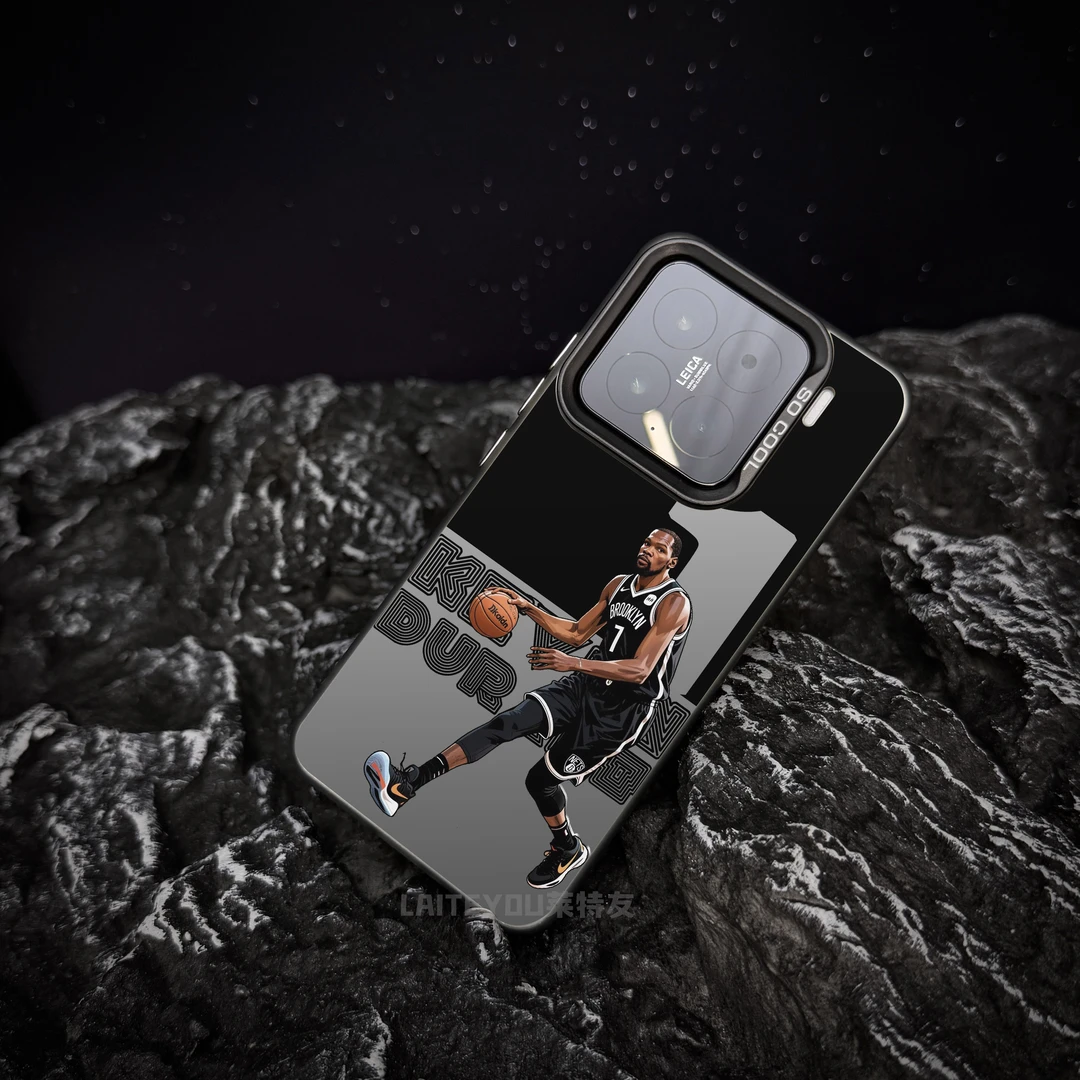 创意篮球球星主题适用苹果16小米15华为P80个性防摔超薄手机壳