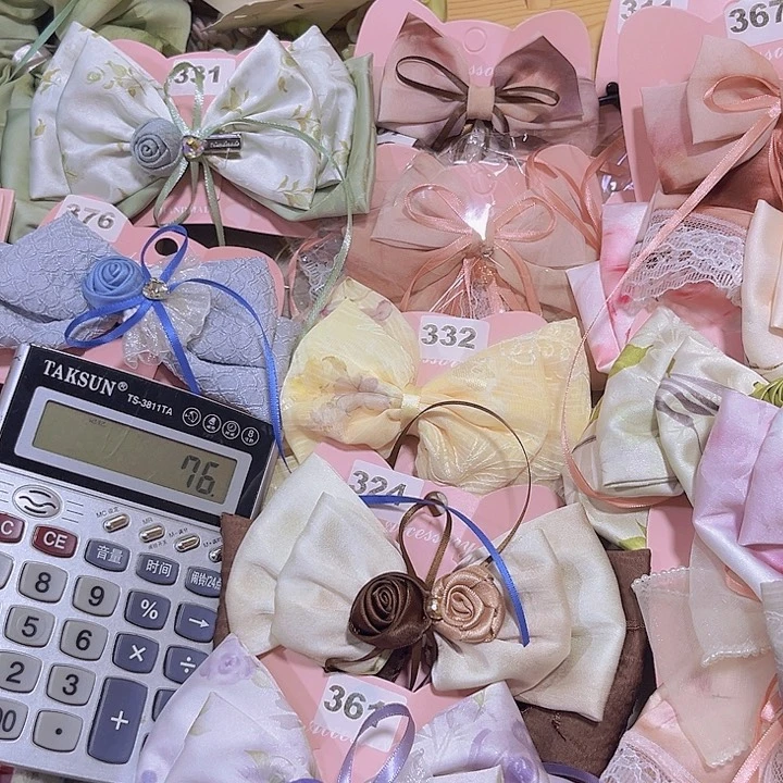 布艺非金属发饰发夹