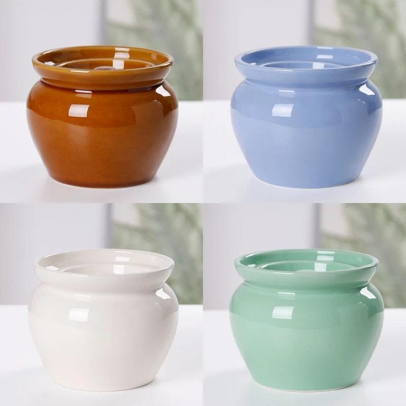 陶瓷隔水炖盅大容量瓦罐汤煨汤燕窝炖盅带盖蒸箱专用蒸蛋家用炖罐