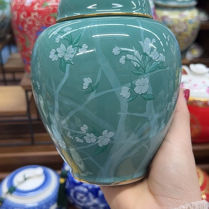 瓷片茶叶罐茶叶罐