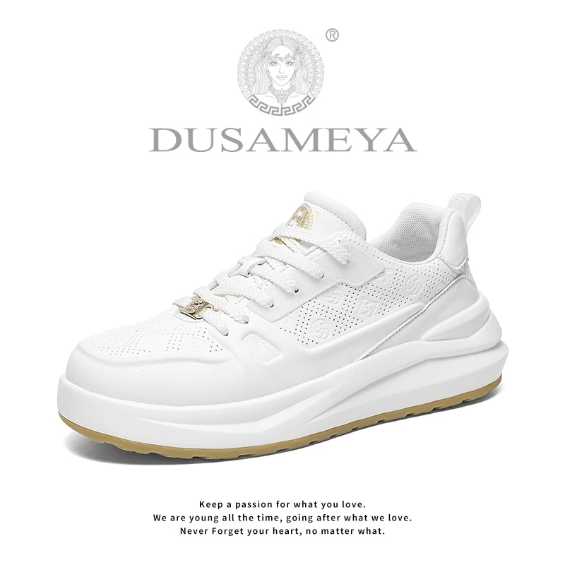 DUSAMEYA/杜莎米娅夏季新款时尚休闲百搭舒适透气增高软底潮鞋