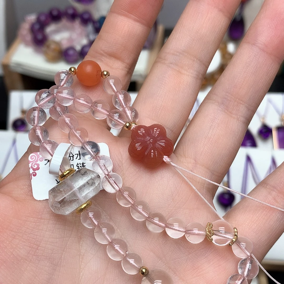 未镶嵌珠宝半成品芙蓉石L 手机挂件