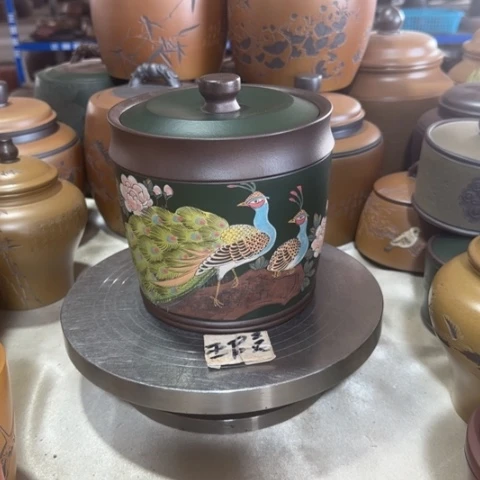 紫砂茶叶罐。。。。。。。。。